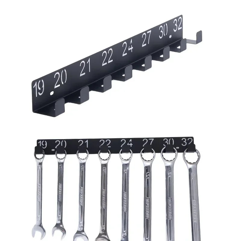 Heavy-Duty Magnetic Tool spanner Rack