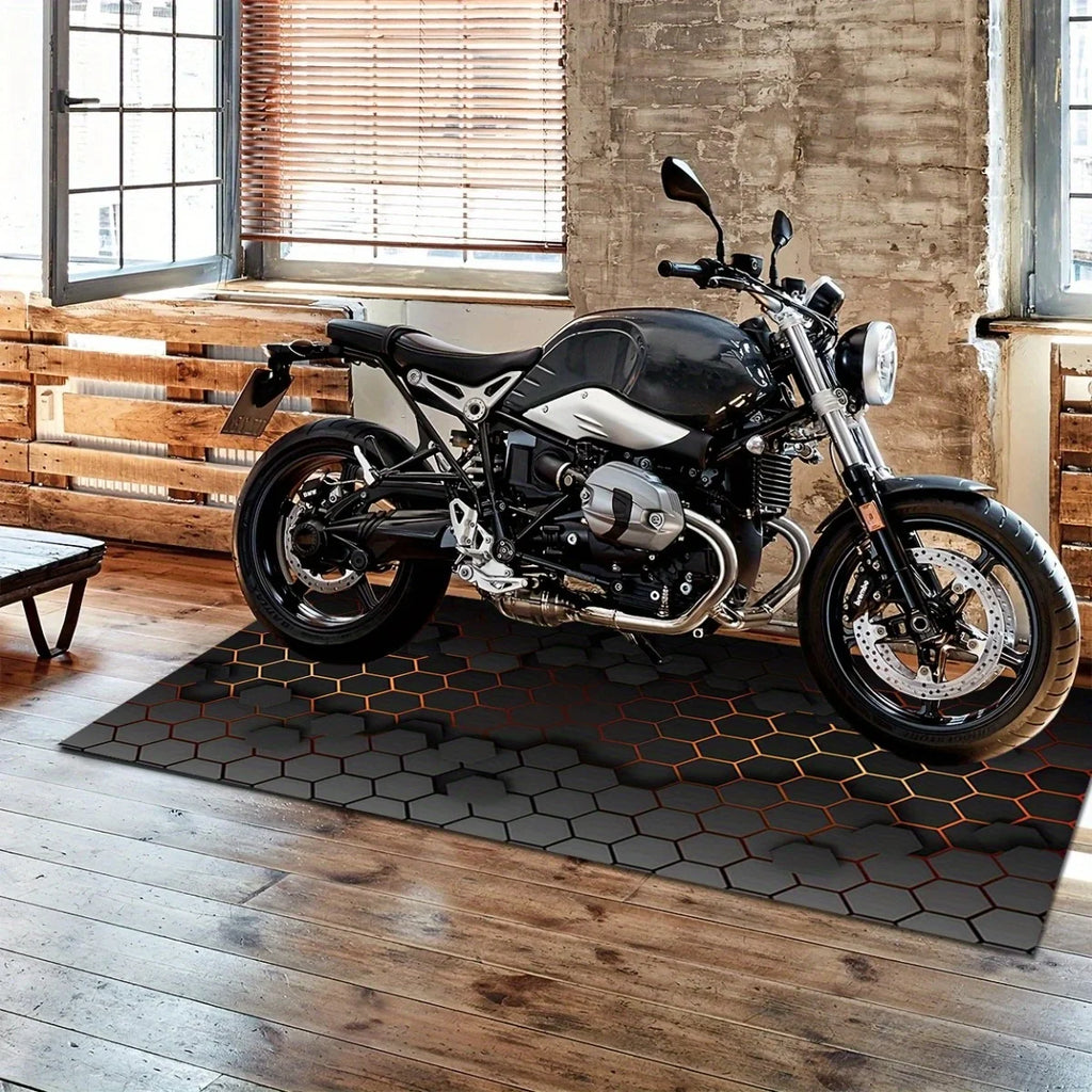 3D Honeycomb Motorcycle Mat,