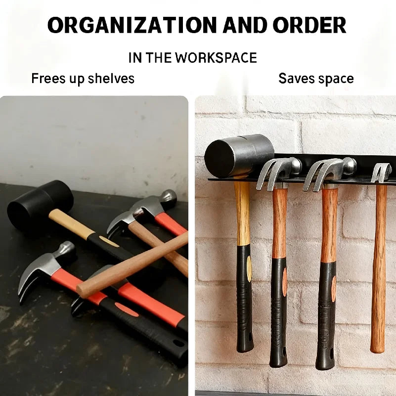 Wall-Mounted hammer rack
