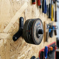 1Pcs Wall Mount Grinder Holder for 125mm Angle Grinder, Durable Plastic Tool Rack, Easy Install for Garage Workshop Storage
