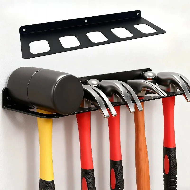 Wall-Mounted hammer rack