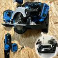 Wall-Mounted Bracket for 18V Circular Saw.