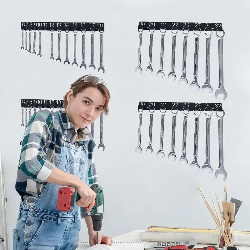 Heavy-Duty Magnetic Tool spanner Rack