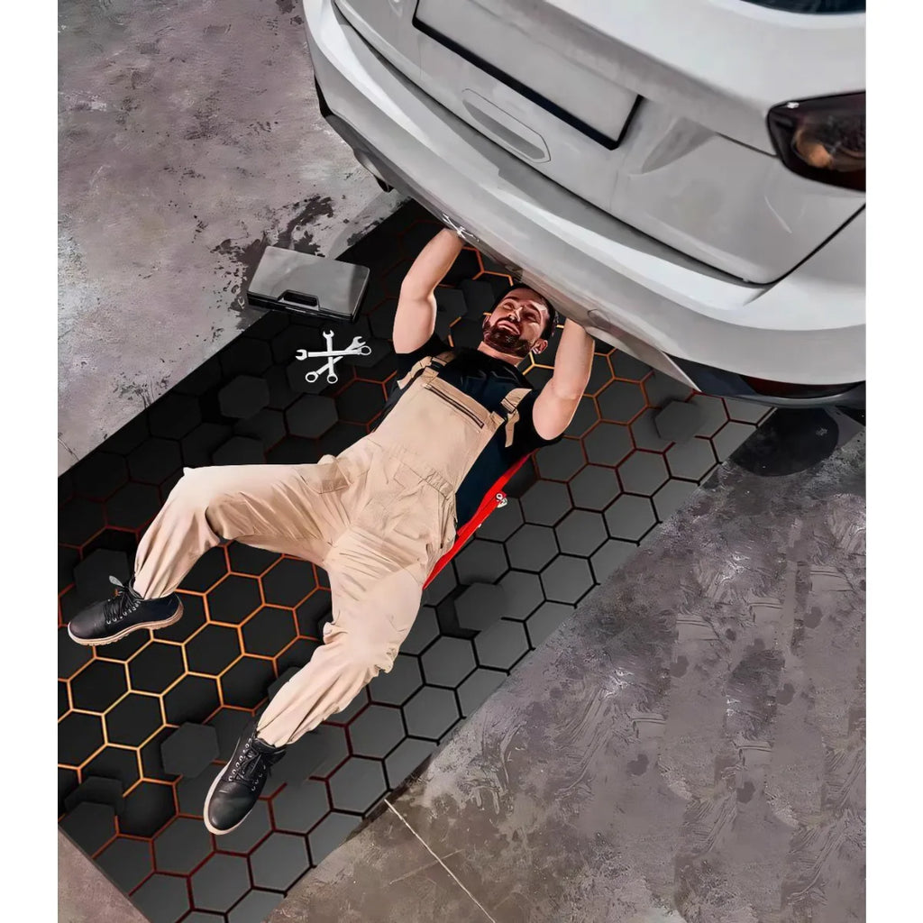 3D Honeycomb Motorcycle Mat,