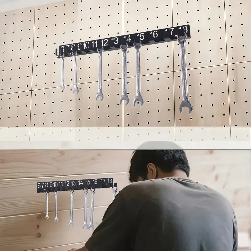 Heavy-Duty Magnetic Tool spanner Rack