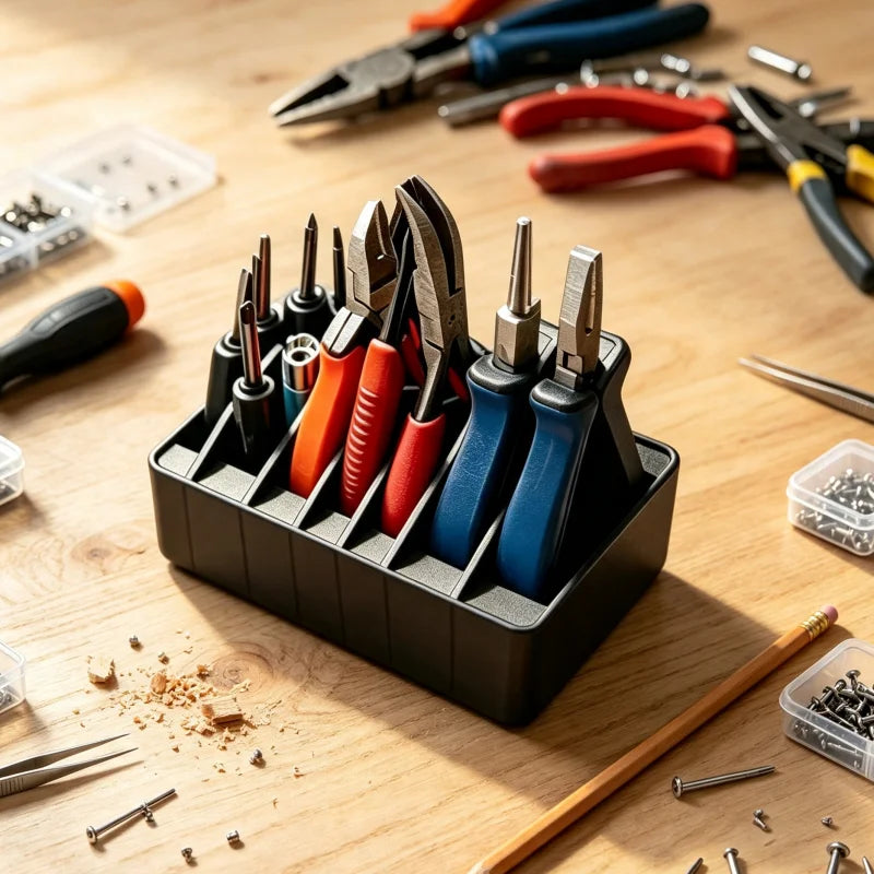 Multi-slot pliers organizer