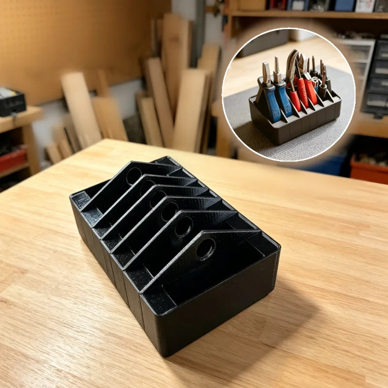 Multi-slot pliers organizer