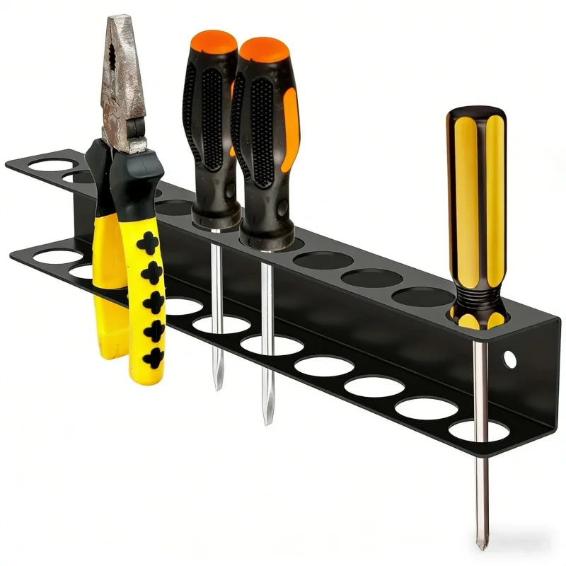 Wall-mounted anti-rust tool storage board for screwdrivers and pliers