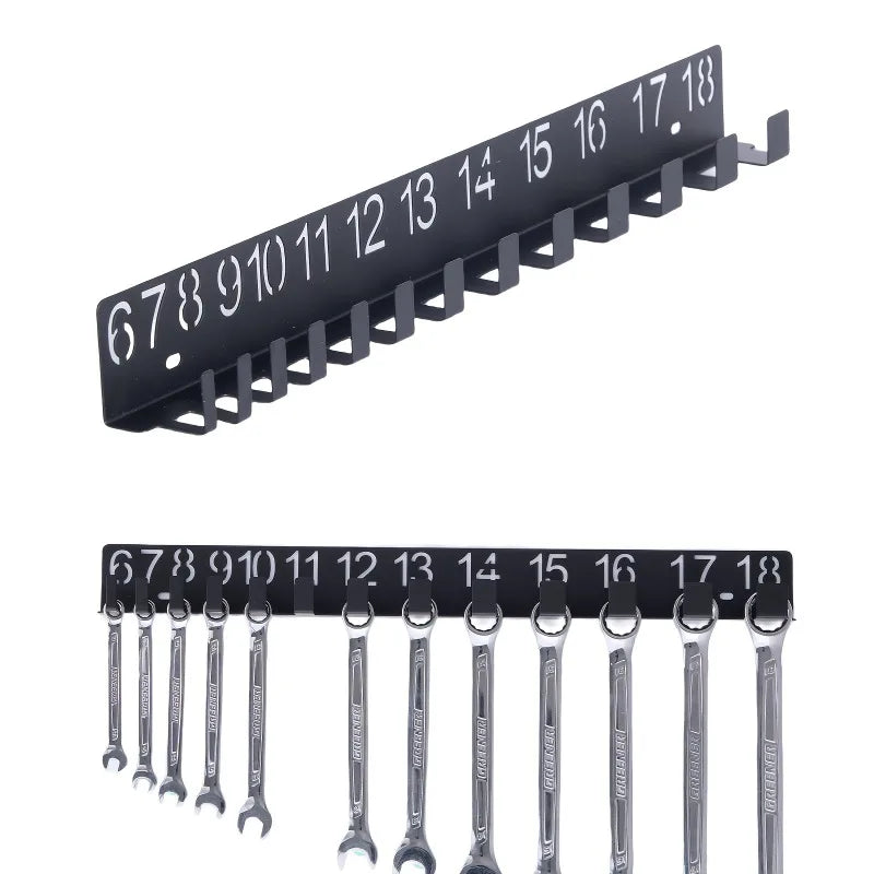 Heavy-Duty Magnetic Tool spanner Rack